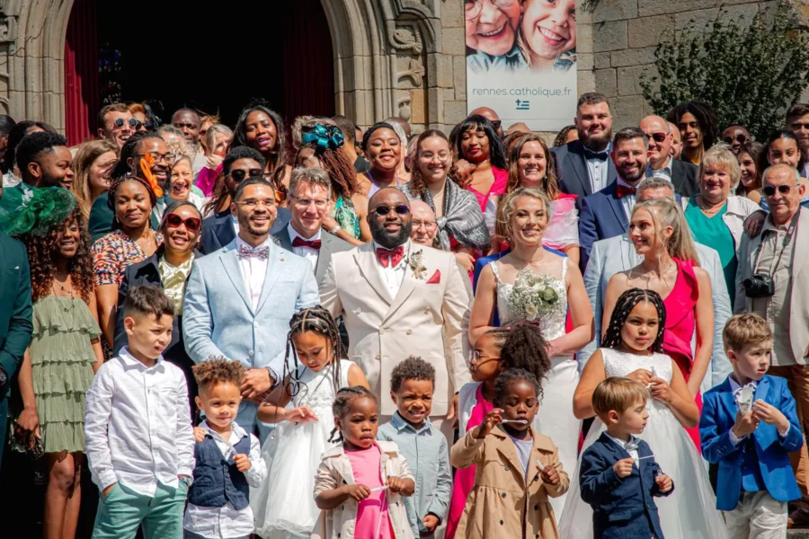 Joyful wedding guest dress