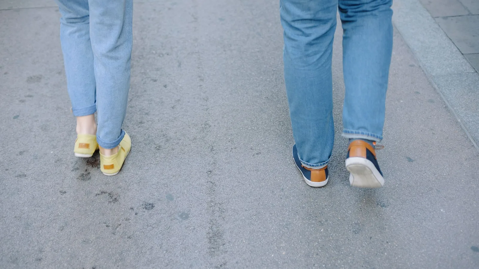 Walking shoes travel city