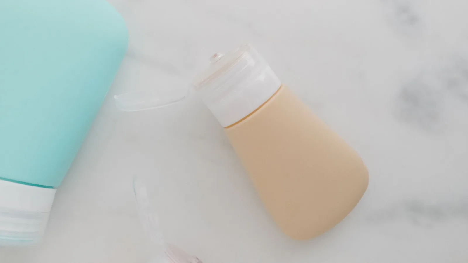 Travel toiletries clear bag