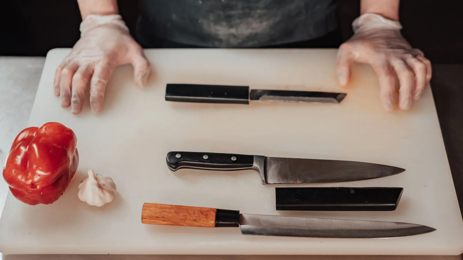 Kitchen knives cooking