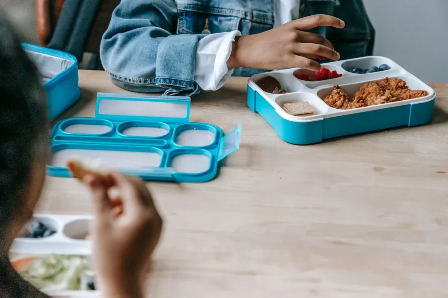 Lunch box healthy food